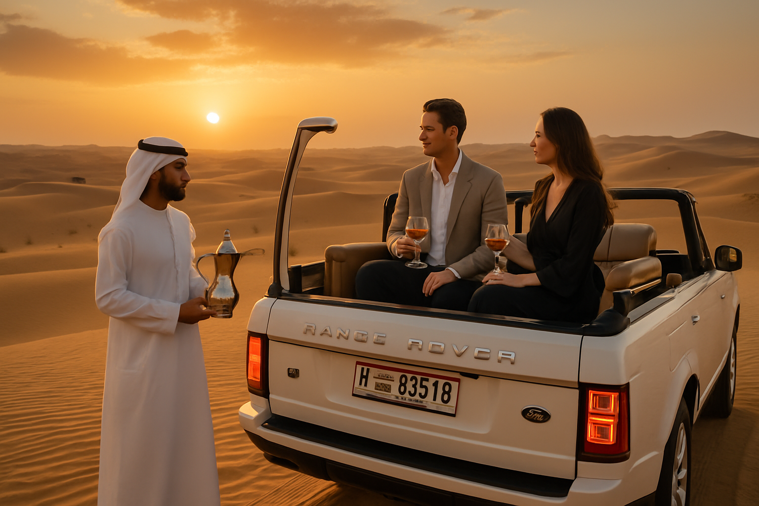 Luxury desert safari in Dubai